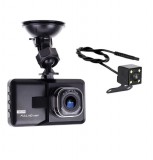 XBLITZ Szélvédőre szerelhető autós menetrögzítő kamera DVR-02 3" kijelzővel, tolatókamerával