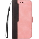 Xiaomi 14T Pro, Oldalra nyíló tok, stand, kártyatartóval, kézpánttal, Wooze Colour Wallet, rózsaszín