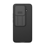 Xiaomi 15T Pro NILLKIN CAMSHIELD PRO szilikon telefonvédő (ütésállóság, kameravédő, csíkos) FEKETE