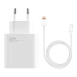 Xiaomi 33W Charging Combo (Type-A) Wall Charger White BHR6039EU