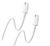 XIAOMI adatkábel (Type-C - Type-C, 3A, gyorstöltő, 100cm) FEHÉR