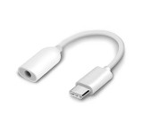 XIAOMI audió adapter kábel (3.5mm jack aljzat - Type-C) FEHÉR