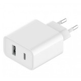 Xiaomi BHR4996GL Mi 33W Wall Charger USB-C, USB-A, 33 W fehér hálózati töltőadapter