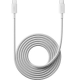 Xiaomi gyári USB-C USB-C 6A 2m szövet borítású töltő és adat kábel (Cable 6A Braided USB-C to USB-C Cable 2m) BHR087AGL