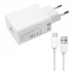 Xiaomi hálózati töltő USB aljzat (22.5W, gyorstöltő + Type-C kábel) FEHÉR