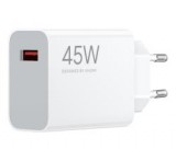 Xiaomi hálózati töltő USB aljzat (45W, gyorstöltő) FEHÉR