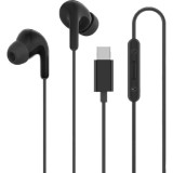 Xiaomi M2413E1 USB-C vezetékes fülhallgató – eredeti Xiaomi Type-C headset mikrofonnal, fekete