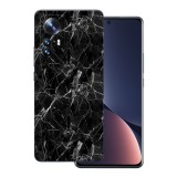 Xiaomi Mi 12T - Fekete márvány mintás fólia