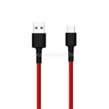Xiaomi Mi USB-A - USB-C fonott adatkábel 1m - Piros/fekete (SJV4110GL)