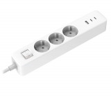 Xiaomi multifunkcióa hálózati elosztó 3 dugvilla, 1 USB-A 2 USB-C csatlakozóv 1,4m BHR07UKEU
