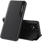 Xiaomi Poco F4 GT, Oldalra nyíló tok, stand, hívás mutatóval, Wooze FashionBook, fekete (123351) - Telefontok