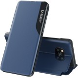 Xiaomi Poco F4 GT, Oldalra nyíló tok, stand, hívás mutatóval, Wooze FashionBook, kék (123352) - Telefontok