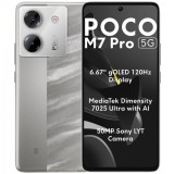Xiaomi Poco M7 Pro 5G 512GB 12GB RAM Dual Sim ezüst (silver) kártyafüggetlen okostelefon