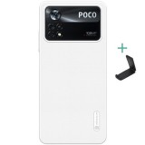 Xiaomi Poco X4 Pro 5G, Műanyag hátlap védőtok, stand, Nillkin Super Frosted, fehér (RS120760) - Telefontok