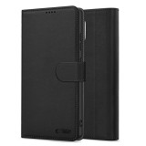 Xiaomi Poco X7 Pro, Oldalra nyíló tok, stand, mágnes csattal, TP Wallett, fekete