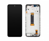 Xiaomi Redmi 12 fekete gyári LCD kijelző érintővel és kerettel (560002M19A00)