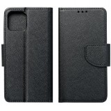 Xiaomi Redmi Note 10 Pro, Oldalra nyíló tok, stand, Fancy Book, fekete (108633) - Telefontok
