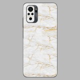 Xiaomi Redmi Note 10S - Arany márvány mintás hátlap fólia