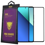 Xiaomi Redmi Note 13 4G üvegfólia – 9H edzett, fekete keretes, teljes képernyős, OG Premium