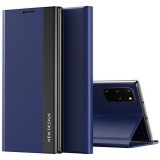 Xiaomi Redmi Note 13 5G, Oldalra nyíló tok, stand, Wooze Silver Line, sötétkék