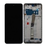 Xiaomi Redmi Note 9 Pro LCD kijelző, érintőpanel, szürke (Interstellar gray) kerettel, gyári