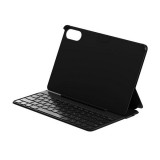 Xiaomi Redmi Pad 2 Pro xiaomi tok álló, bőr hatású (flip, ultravékony, bluetooth billentyűzet, angol nyelvű) fekete