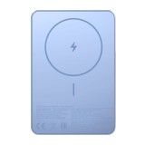 Xiaomi Super Slim Magnetic Power Bank 5000, mágneses, vezeték nélküli töltés, kék - BHR08PNGL