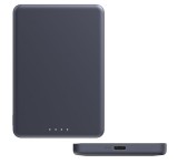 XIAOMI SUPER SLIM vésztöltő Type-C aljzat (5000mAh, 22.5W, gyorstöltő, MagSafe) FEKETE