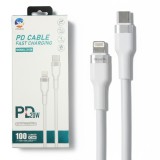XINGHUA X129 PD gyorstöltő USB-C Lighting kábel 20W - 100cm