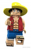 Xinluo District Tangrui Lighting Store One Piece - Monkey D. Luffy jellegű alap mini figura
