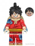 Xinluo District Tangrui Lighting Store One Piece - Monkey D. Luffy Wano jellegű mini figura