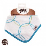 Xkko nyálkendő patentos bambusz - kék körök BMBBND015