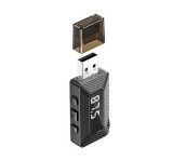 XO BCC16 bluetooth FM transmitter 3.5mm jack aljzat (USB, v5.3, mikrofon, microSD kártyaolvasó) FEKETE