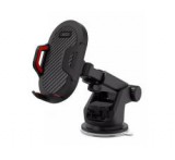 XO C39 autós tartó (műszerfalra, tapadókorongos, automata, 4-6" méret) FEKETE