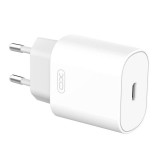 XO L91EU USB-C hálózati töltő 25W fehér (L91 EU)