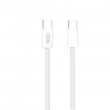 XO NB-Q260A Type-C - Type-C kábel 60W PD 1m - fehér