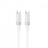 XO NB-Q282B Type-C - Type-C kábel 60W PD 1m - fehér