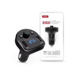 XO TF-0092 2xUSB/Bluetooth kihangosítós autós töltő és FM transzmitter (TF-0092)