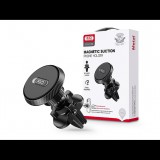 XO univerzális szellőzőrácsba illeszthető mágneses autós tartó - XO C122 Magnetic Suction Phone Holder - fekete (TF-0228)