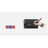 XP-PEN XPPen Star G430S digitális rajztábla Fekete 5080 lpi 101,6 x 76,2 mm USB
