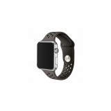 Xpro 122443 Apple Watch 42mm/44mm lélegző sport szíj khaki-fekete (x122443) - Szíj
