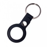 XPRO Apple Airtag szilikon tok kulcstartóval fekete