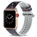 Xpro Apple Watch 38/40mm mintás bőr szíj F16  (116255) (X116255) - Szíj