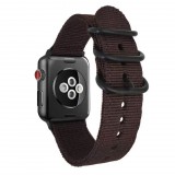 Xpro Apple Watch 38/40mm szőtt műanyag szíj fekete (124535) (XP124535) - Szíj