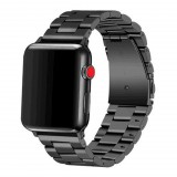 Xpro Apple Watch 38/40mm vastag acél szíj fekete (116221) (X116221)