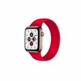 Xpro Apple Watch 42/44/45mm solo szilikon szíj piros M méret (121362) (xpro121362) - Szíj