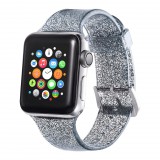 Xpro Apple Watch 42/44mm csillámos szíj fekete  (116202) (X116202) - Szíj
