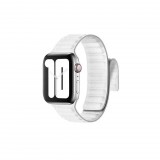 Xpro Apple Watch 42/44mm mágneses bőr szíj fehér (121373) (xpro121373) - Szíj