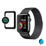 xPRO Glass 0.33 mm FULL 3D - Apple Watch 1/2/3 (38mm) kijelzővédő üveg - fényes