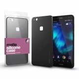 Xpro Huawei P10 Lite készülékhez szilikon matte tok ultra vékony, fekete (113434) (XP113434) - Telefontok